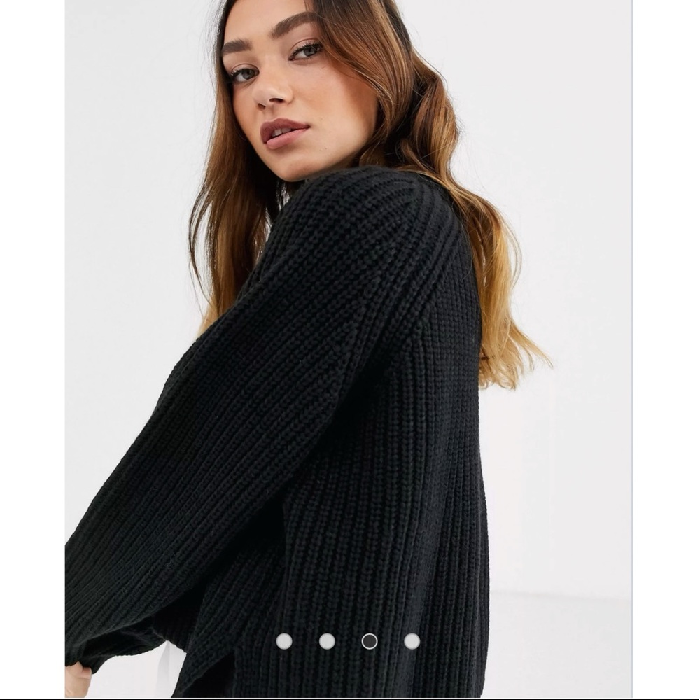 ASOS // Weekday Cassandra Sweater Grey NWT🌛 - Picture 4 of 16